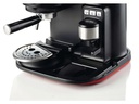 Ariete Portionskaffeemaschine MODERNA Rot/Schwarz