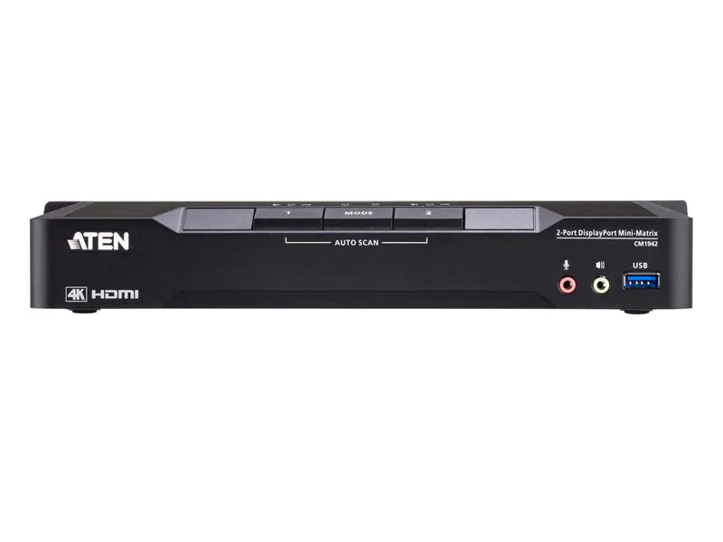 Aten KVM Switch CM1942 DisplayPort, 4K 60Hz