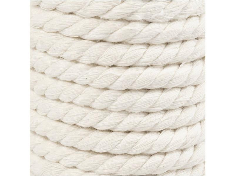 Creativ Company Baumwollgarn Macramé Schnur Naturweiss
