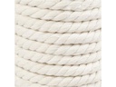 Creativ Company Baumwollgarn Macramé Schnur Naturweiss