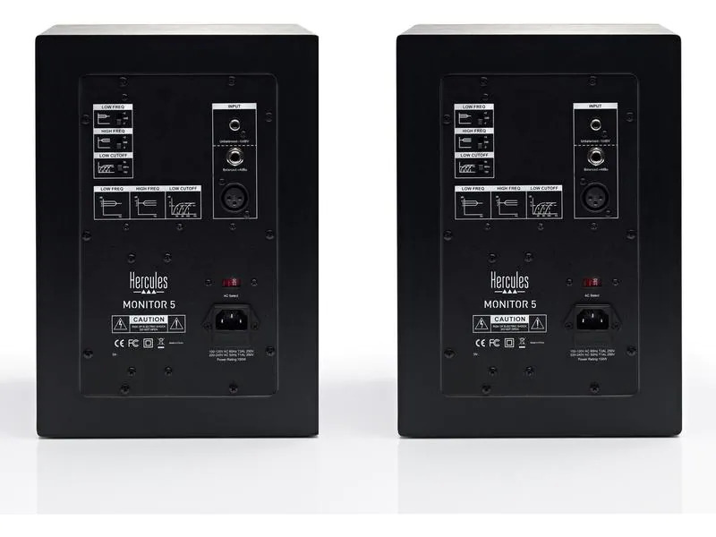 Hercules Studiomonitore Monitor 5 – Paar, 2x 80 W