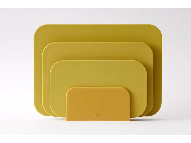 Rosti Schneidebrett-Set Choptima 3-teilig, Curry