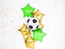 Partydeco Folienballon Fussball Schwarz/Weiss