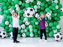 Partydeco Folienballon Fussball Schwarz/Weiss
