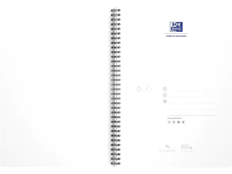 Oxford Notizbuch A4, kariert, Assortiert