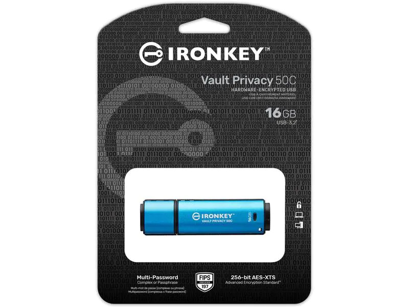 Kingston USB-Stick IronKey Vault Privacy 50C 16 GB