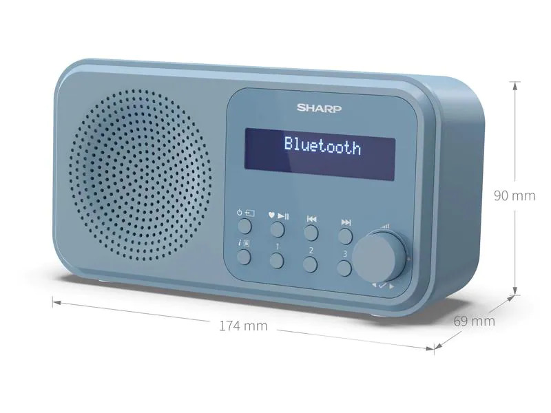 Sharp DAB+ Radio DR-P420 – Blau