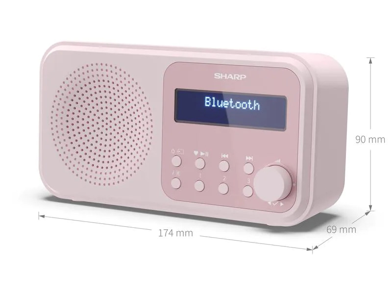 Sharp DAB+ Radio DR-P420 – Pink