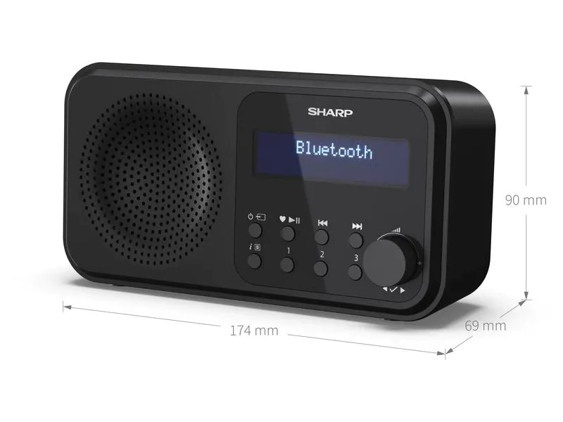 Sharp DAB+ Radio DR-P420 – Schwarz