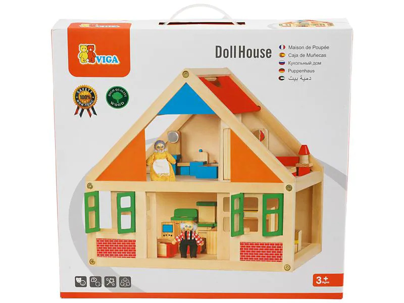 Viga Puppenhaus Holz