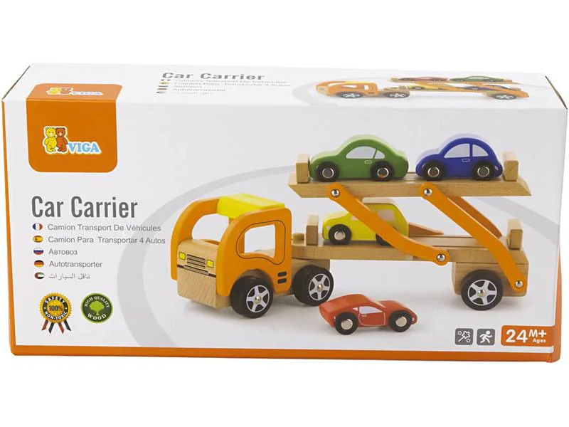 Viga Spielzeugfahrzeug Autotransporter