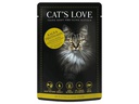 Cat's Love Nassfutter Adult Kalb &amp; Truthahn, 12 x 85 g