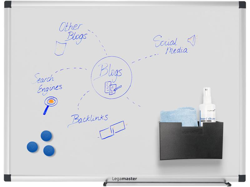 Legamaster Magnethaftendes Whiteboard Unite Plus 45 cm x 60 cm, Weiss