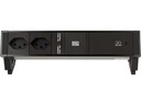 Bachmann Tischsteckdosenleiste DESK 2, 2x T13, 1x USB C 60W, Schwarz