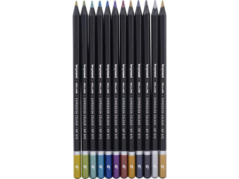 Bruynzeel Farbstifte Metallic 12 Stück
