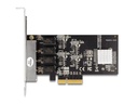 Delock Netzwerkkarte 4x RJ45 1Gbps, PCI-Express x4