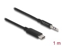 Delock Audio-Kabel USB-C-Stecker - 3.5 mm Klinke 1 m