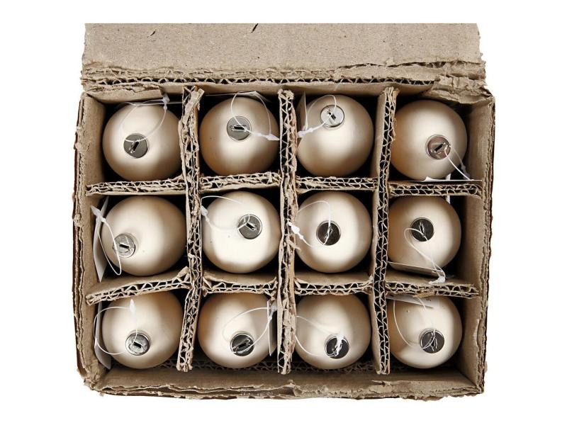 Creativ Company Eier aus Terracotta, Weiss