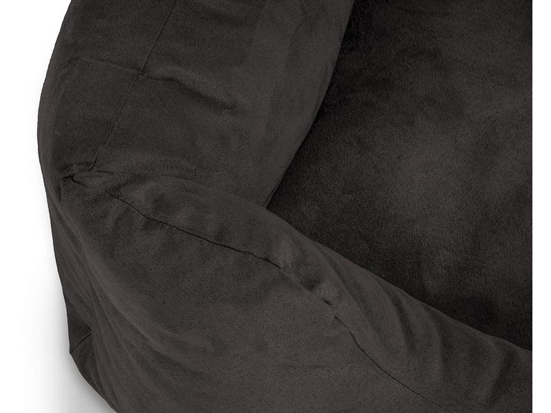 Knuffelwuff Hunde-Bett Dreamline Velour XL, 105 x 75 cm, Schwarz