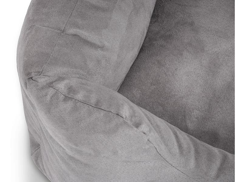 Knuffelwuff Hunde-Bett Dreamline Velour XXXL, 155 x 105 cm, Grau