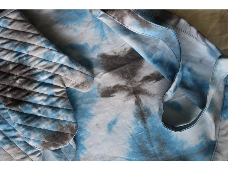 Talens Textilfarbe 3 Farben à 85 ml, Blau/Grau/Schwarz