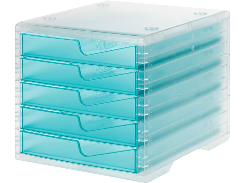 Styro Schubladenbox Styroswingbox light Aqua
