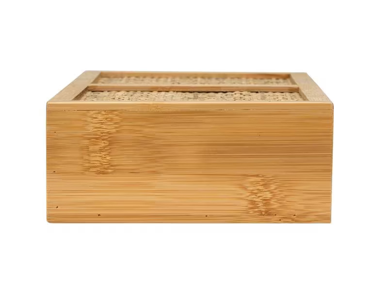 Wenko Aufbewahrungsbox Allegre mit Schublade, Hellbraun