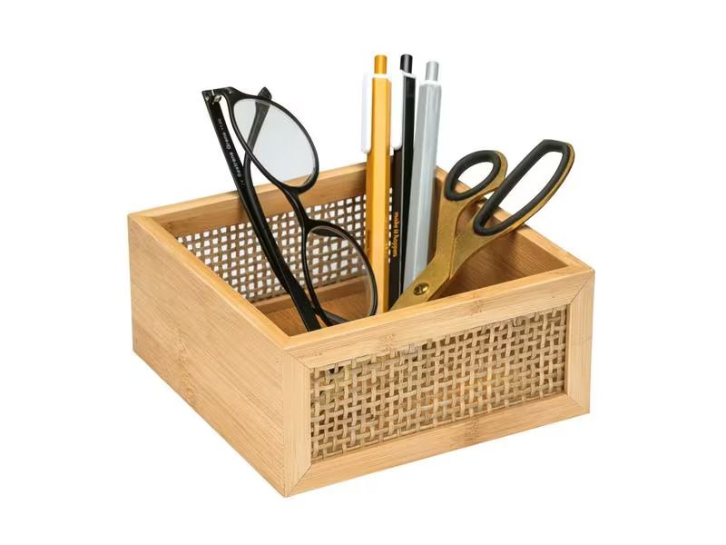 Wenko Aufbewahrungsbox Allegre M, Hellbraun