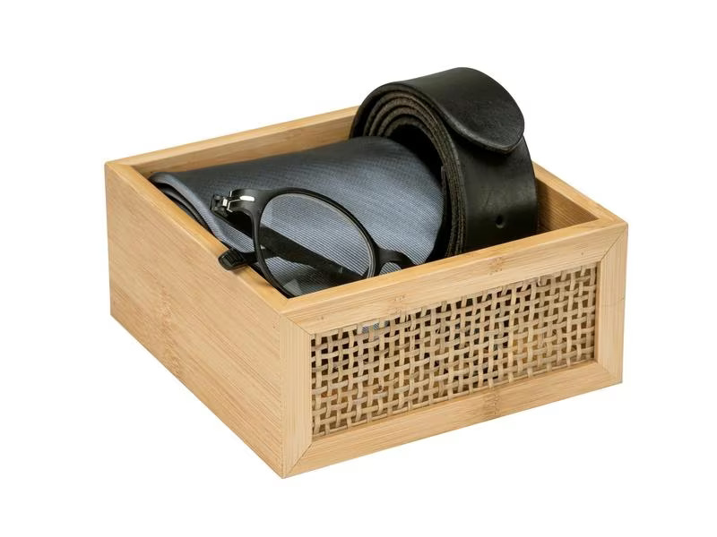 Wenko Aufbewahrungsbox Allegre M, Hellbraun