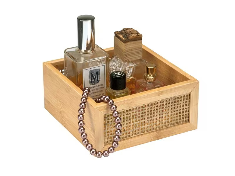 Wenko Aufbewahrungsbox Allegre M, Hellbraun