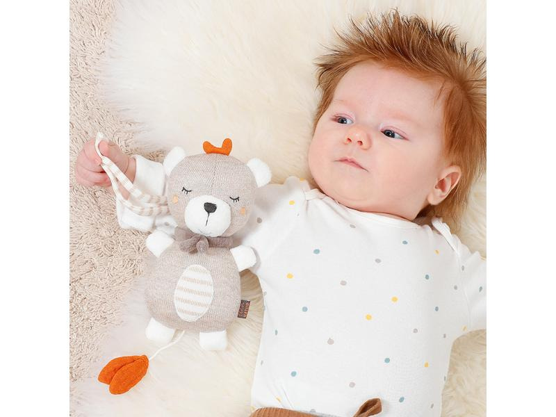 fehn Spieluhr Mini Natur Teddy