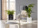 scheurich Blumentopf Glass 28 cm, Grau