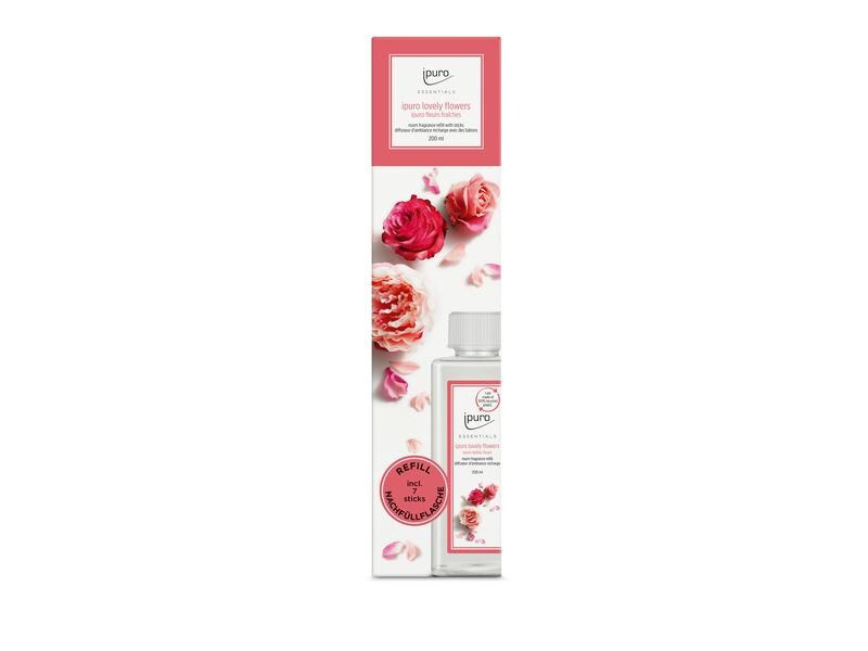 ipuro Duftstäbchen Refill Lovely Flowers mit Stäbchen 200 ml