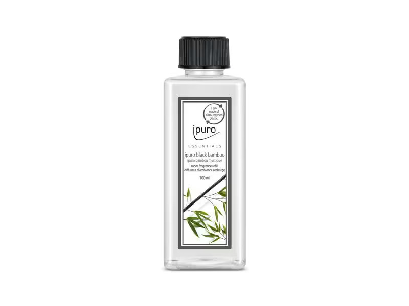 ipuro Duftstäbchen Refill Black Bamboo mit Stäbchen 200 ml