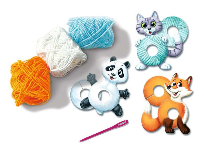 Ravensburger Bastelset Be Creative Pompon-Tiere