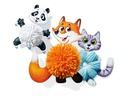 Ravensburger Bastelset Be Creative Pompon-Tiere