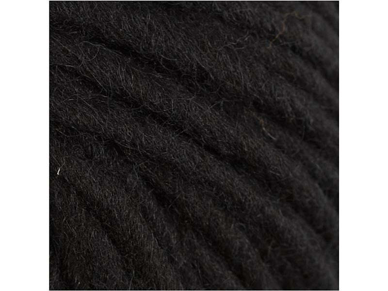 Creativ Company Wolle Oeko-Tex 50 g, Schwarz