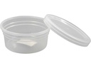 Creativ Company Kunststoffform Dose mit Deckel 125 ml, 20 Stück