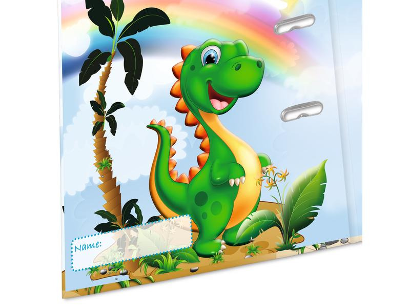 HERMA Ordner Dinos A4 7 cm, Gelb