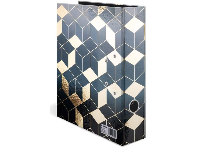 HERMA Ordner Cubes A4 7 cm, Gold