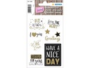 Herma Stickers Motivsticker Best Wishes, 2 Blatt