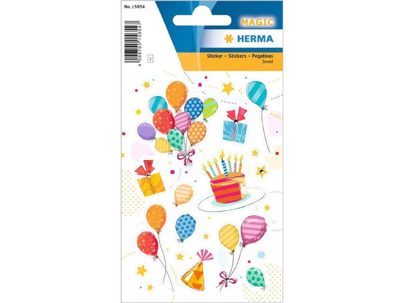 Herma Stickers Motivsticker Birthday Party, 1 Blatt
