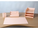 Exacompta Ablagekorb Aquarel mit 3 Stufen Koralle