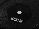 KOOR Gymnastikball 55 cm, Schwarz