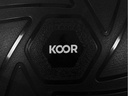 KOOR Gymnastikball 55 cm, Schwarz