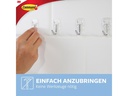 Command Klebehaken 0.225 kg, Transparent