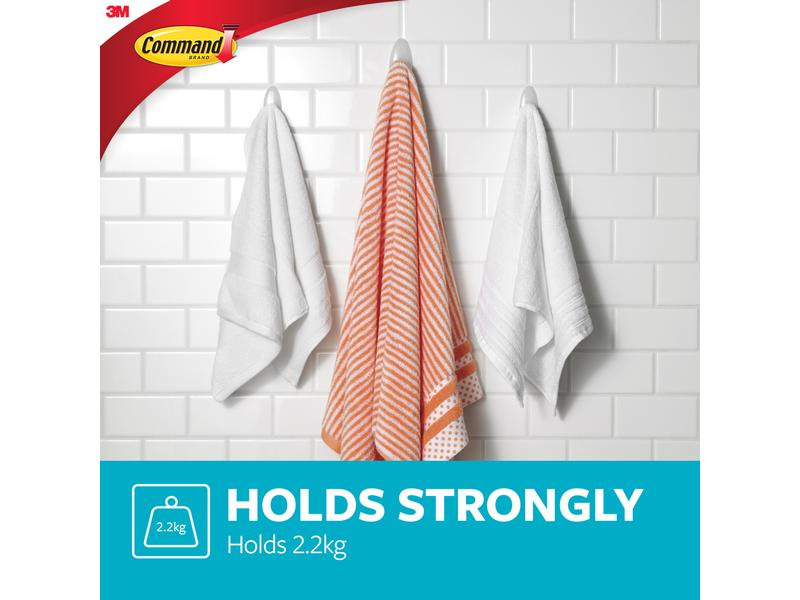 Command Klebehaken 2.2 kg, Weiss
