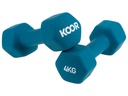 KOOR Kurzhantel 4 kg, Türkis
