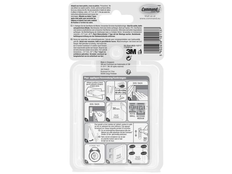 Command Klebestrip 5.4 kg, Weiss