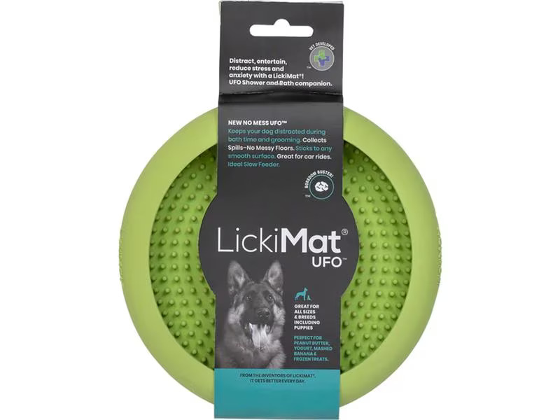 LickiMat Futtermatte Dog UFO, ø 18 cm, Grün